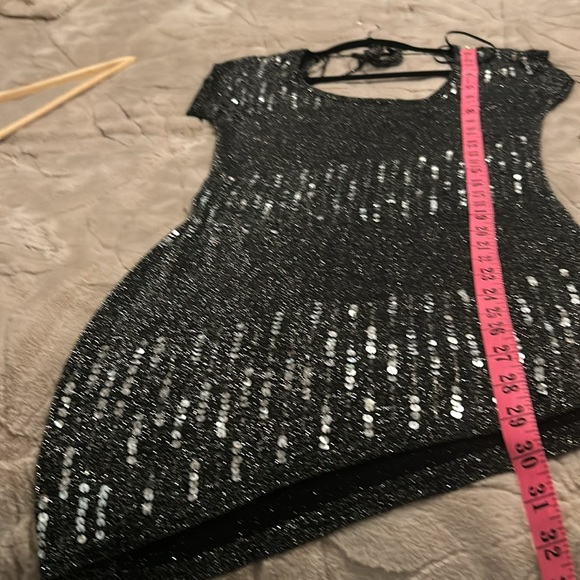 Metallic mini dress - Picture 10 of 15